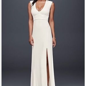 David’s Bridal Wedding/Prom Jersey Dress